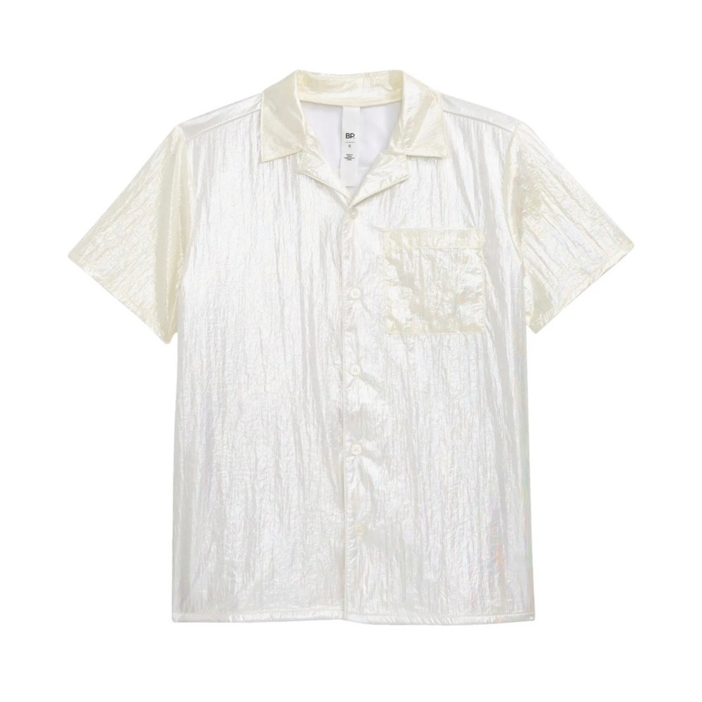 BP Nylon iridescent short top set